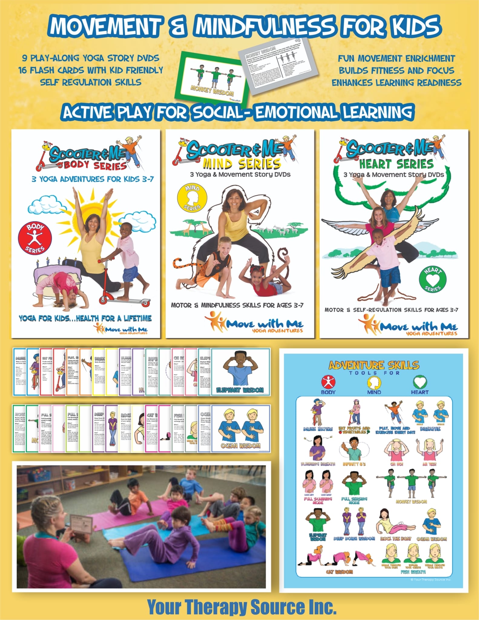 This Self-Regulation Videos and Flash Cards Bundle includes 9 Videos & 16 Self-Regulation Flash Cards to provide you will everything you need to support your students/children in being physically fit, emotionally stable & learning able.