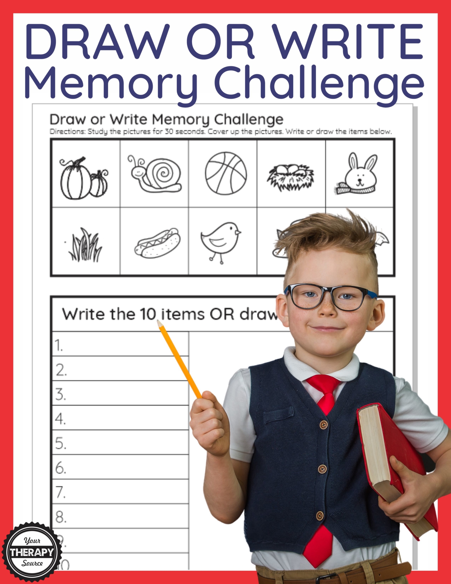 Memory Game for Kids Printable